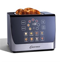 Inspirex Touch Screen Display Smart Toaster, 2 Sli