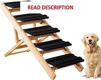 $73  X-Large Dog Pet Stairs Steps Ramp for Bed