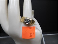 Men's Ring 14K W/ Real Diamond Size 9