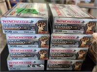 8 Full Boxes Winchester 308 Ammo