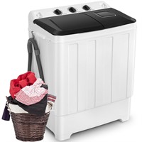 Nictemaw Portable Washing Machine, 30Lbs Twin Tub