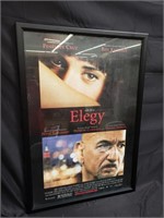 Framed "Elegy" movie poster