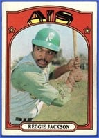 1972 Topps Baseball #435 Reggie Jackson