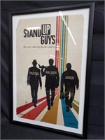 Framed "Stand Up Guys" movie poster, signed