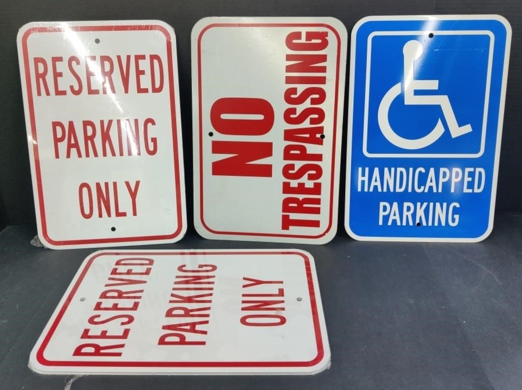 (T) Signage For Reserved Parking, Handicap