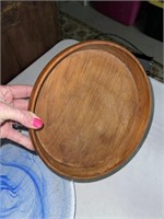 Pretty Turned Wooden Bowl