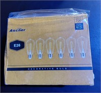 6ct LED Edison Light Bulbs