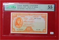 1962-68 Ireland 10/- Shillings PMG 55
