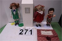 3 Dolls 1 is Avon Girl Scout