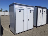 Double Stall Portable Bathroom