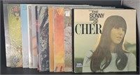 (Y) Lot Of 14 Vinyl Records: Cher, Helen Reddy,