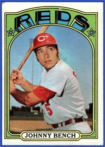 1972 Topps Baseball #433 Johnny Bench