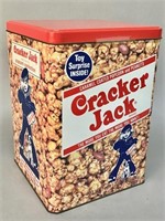 Enormous vintage Cracker Jack tin