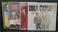 (Y) Lot Of 4 Vinyl Comedy Records: Bill Cosby,
