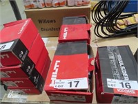 4 Boxes Hilti M12x25 Dyna Bolts As New