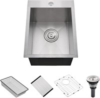 $150  Drop In Stainless Steel Sink  15 x 18 x 10