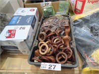 Lge Qty of Timber Curtain Rings