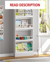 $72  UTEX 4-Tier Kids Bookshelf  White for Bedroom