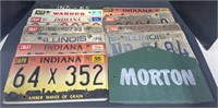 (AE) Old Rustic License Plates