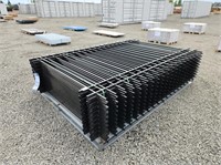 10'x7' Galvanized Steel Fence