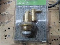 4 Kinetic Vandal Proof Brass Top Assembly with Key