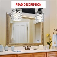 $54  2-Light Black Sconce  Clear Glass Shade