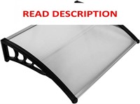 $30  Polycarbonate Awning Canopy  Clear 40x32