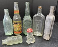 (F) Mixed Lot of Vintage Bottles. Bidding 7x the