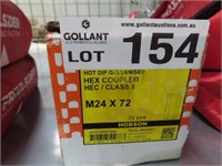 Box of Hexcoupler Bolts M24x72