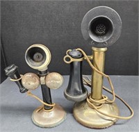 (F) Antique Telephones American Telephone Western