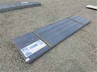 12'x3' Grey Metal Roof Panels