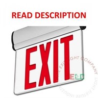 $54  LFI Red LED Exit Sign  Mount  Adjustable 3 pk