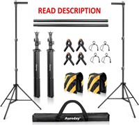 $36  Aureday 8.5x10Ft Backdrop Stand with Extras