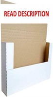 50-Pack 11.125x8.625x2' Easy-Fold Boxes  White