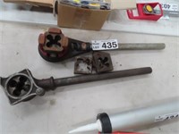2 Large Tapping Wrenches & Taps