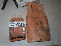 2 Leather Tool Holders