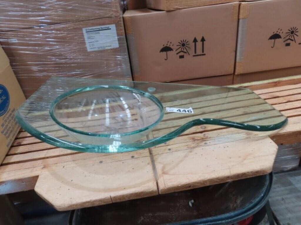 Glass Vanity Top and Bowl