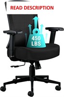 $160  Blue Whale Ergonomic Office Chair  Black