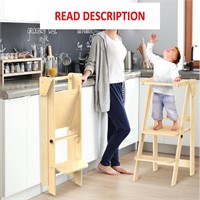 $60  Foldable Toddler Tower  Wooden Stool