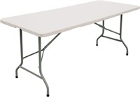 $80  FORUP 6ft Utility Table  Plastic (White)