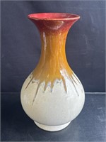 Vintage glazed ceramic vase