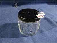 Barbasol glass jar