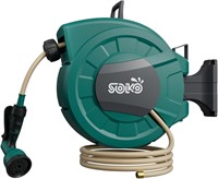 $91  Hose Reel 1/2in x 100ft with Sprayer & Nozzle