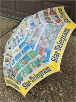 Fort Worth Star Telegram Umbrella