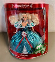 Happy Holidays Barbie 1995 Christmas Open Box