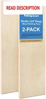 $29  Birch Wood Panels 2 Pack 6x24