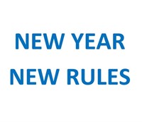 NEW YEAR, NEW RULES!