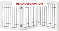 $60  LZRS Pet Gate  24H - 3 Panel  White
