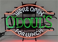 (QQ) O'Doul's We're Open For Lunch Neon Sign, 3