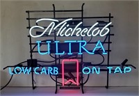 (QQ) Michelob Ultra Low Carb On Tap Neon Sign, 37